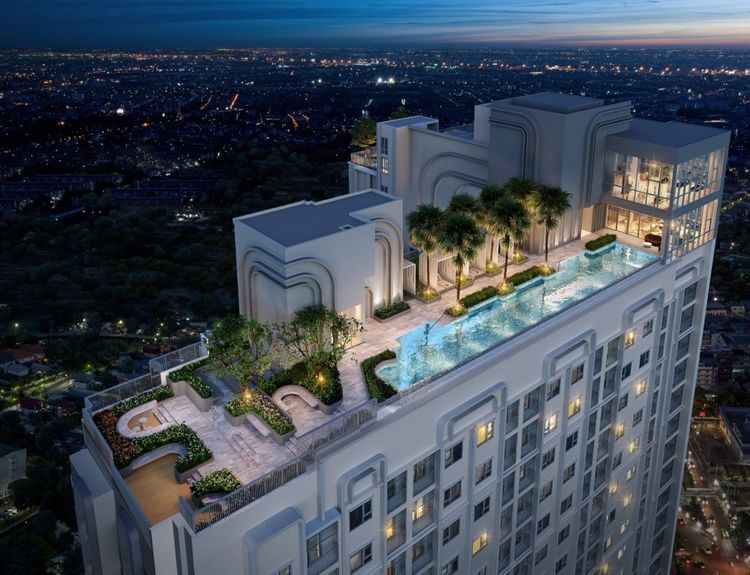 ขาย Escent Condo หาดใหญ่ ห้อง Comby ชั้น 15 เนื้อที่ 56.45 ตรม. กว้างมาก Garden View